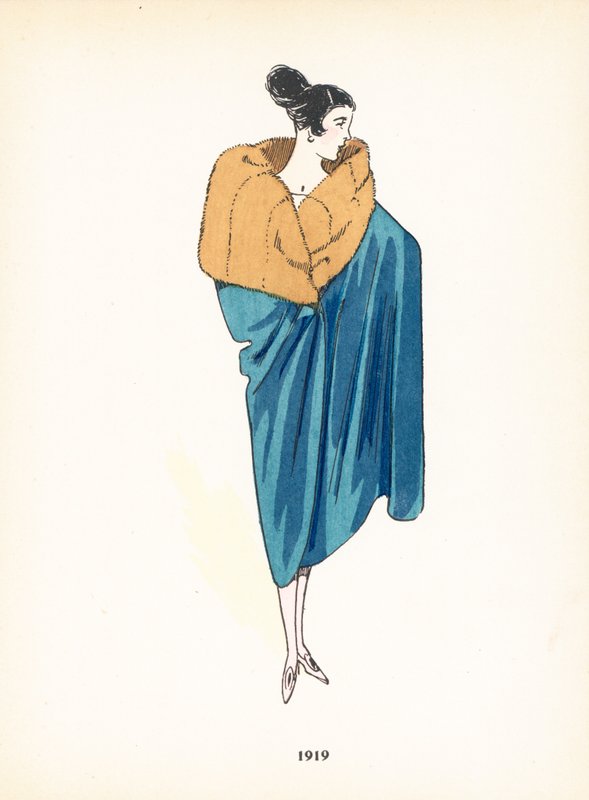 Dámská móda, 1919 od French School