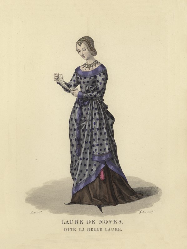 Laure de Noves od French School