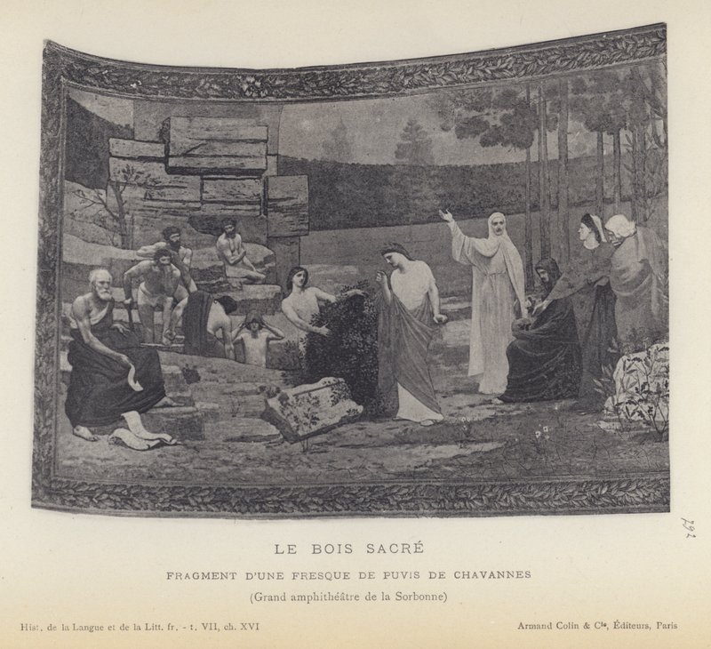Posvátné dřevo (litho) od French School