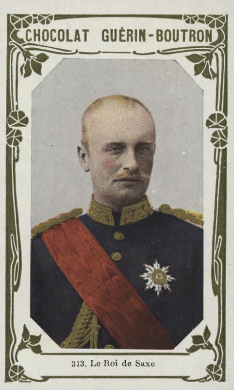 Saský král (barevné foto) od French School