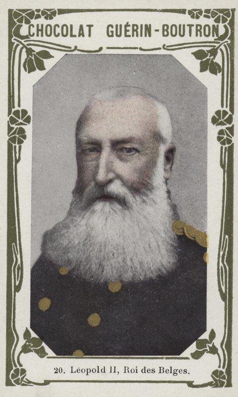 Leopold II., král Belgičanů (barevné foto) od French School