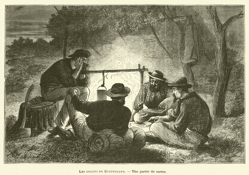 The Settlers Of Queensland (rytina) od French School