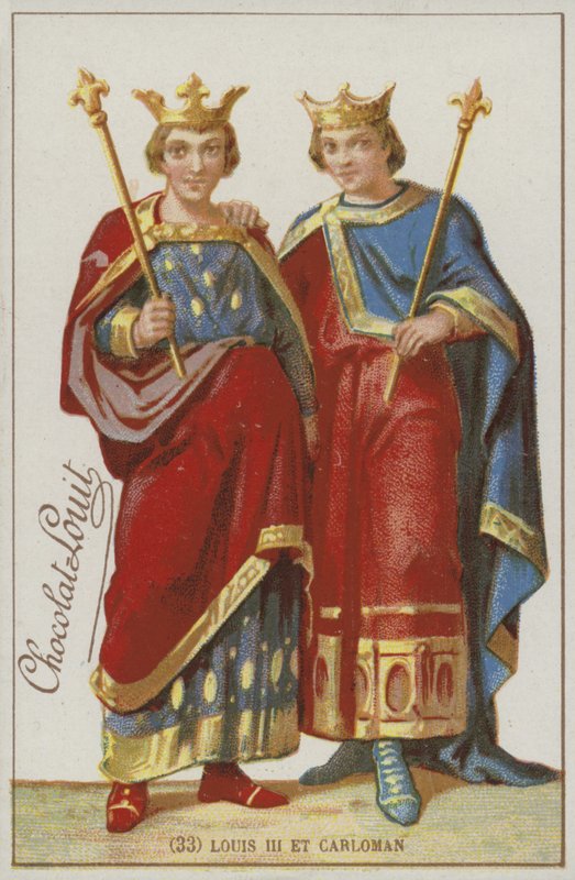 Louis III a Carloman od French School