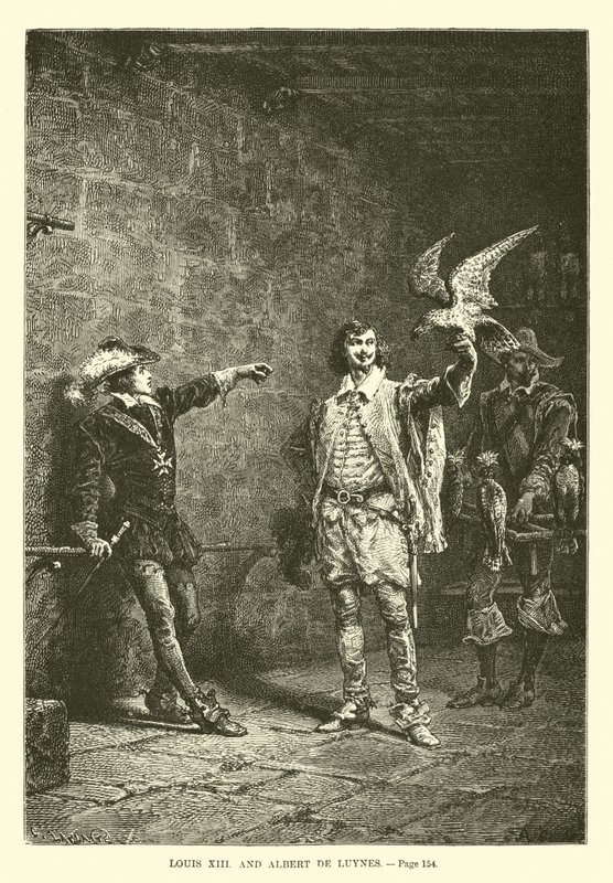 Louis XIII a Albert de Luynes od French School