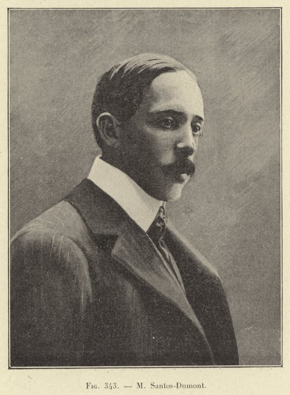 M Santos-Dumont (rytina) od French School