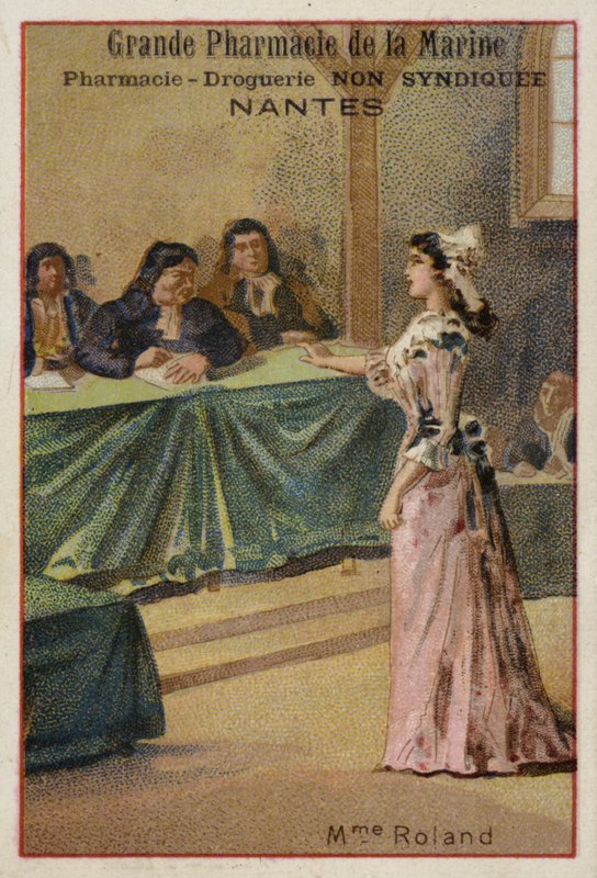 Madame Roland, francouzská revolucionářka od French School