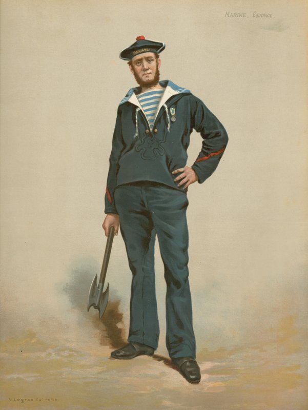 Marine, Equipage od French School
