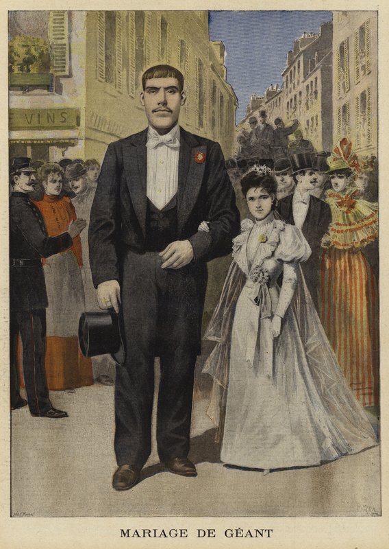 Sňatek obra, Pantin, Francie, 1897 od French School