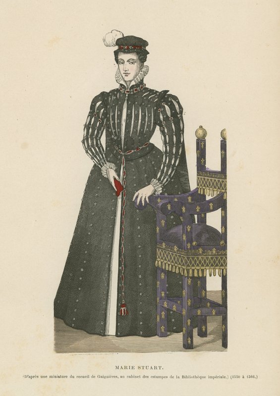 Marie, skotská královna od French School