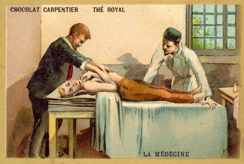 Medicína (chromolitho) od French School