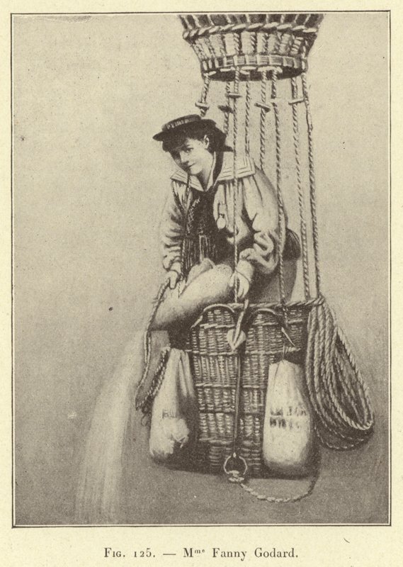 Mme Fanny Godard (rytina) od French School