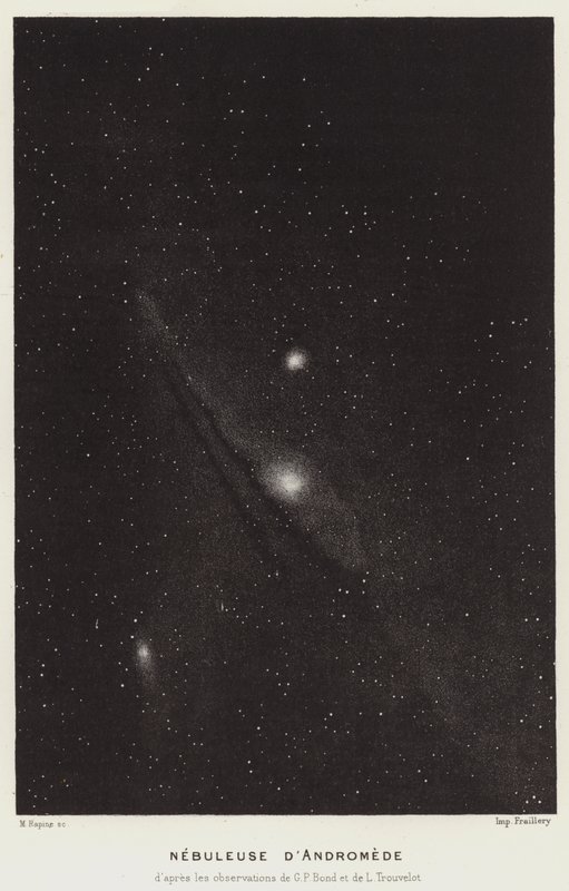 mlhovina Andromeda (litho) od French School