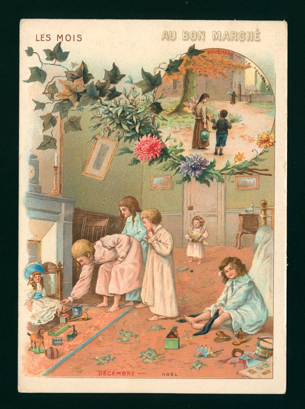 Listopad a prosinec (chromolit) od French School
