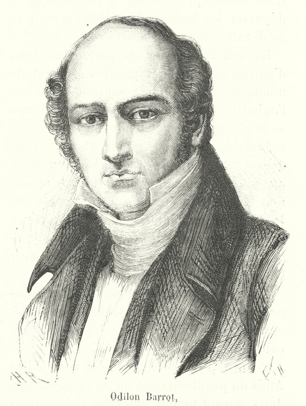 Odilon Barrot (rytina) od French School