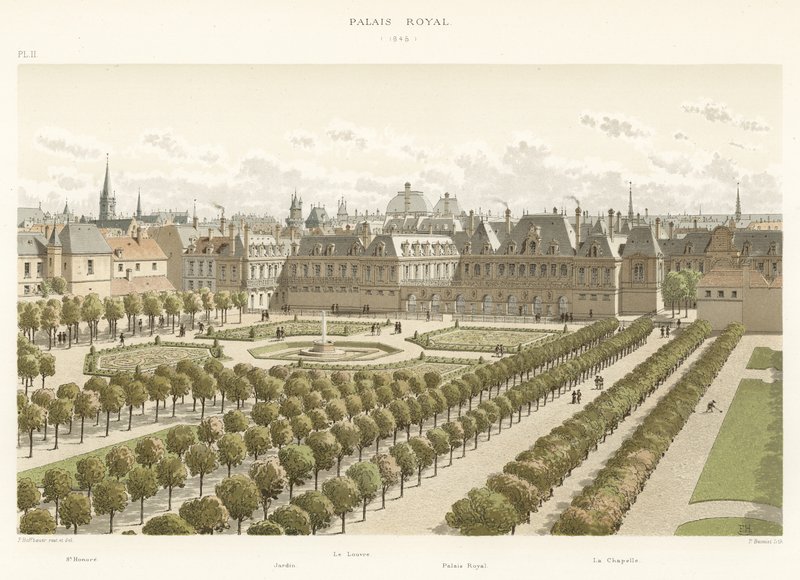 Královský palác, 1645 od French School