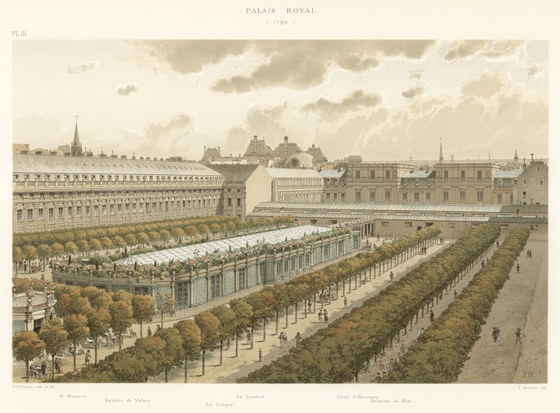 Královský palác, 1794 od French School