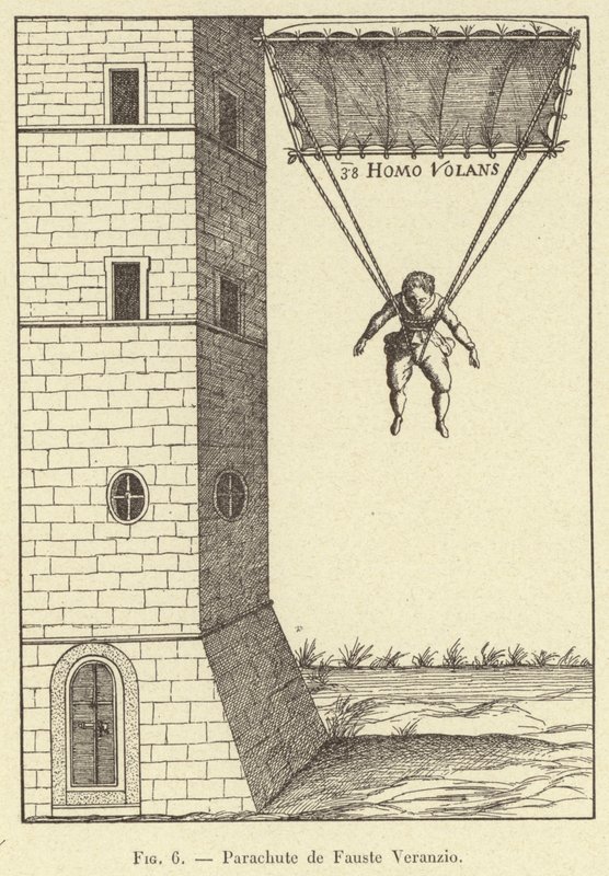 Padák Fausto Veranzio od French School