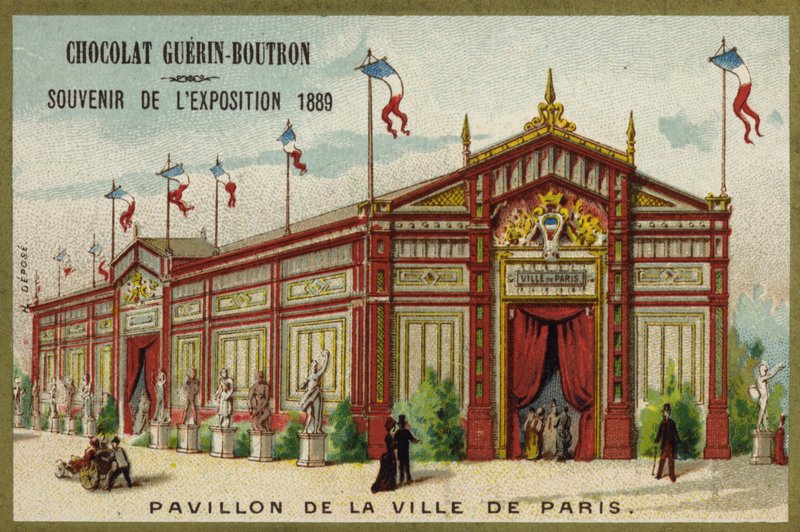 Pavilon města Paříže (chromolitho) od French School