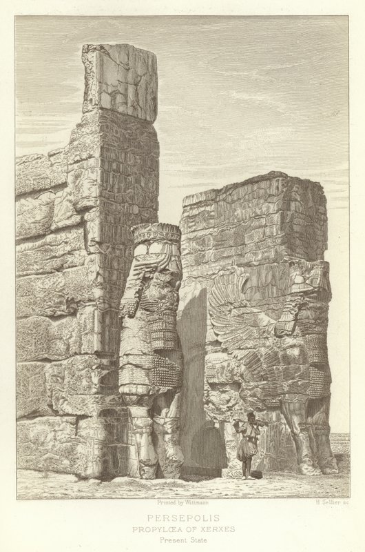 Persepolis, Propylaea of Xerxes, Současný stát od French School