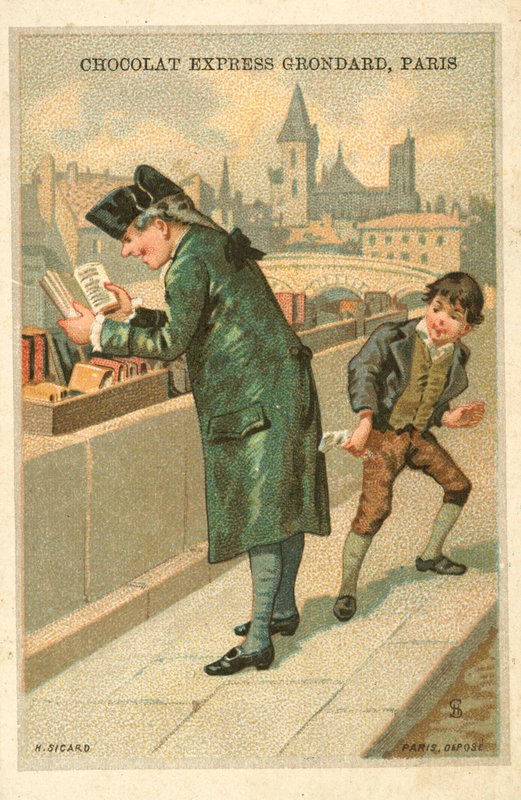 kapsář (chromolitho) od French School