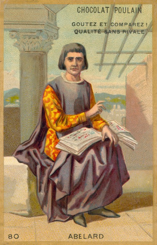 Pierre Abelard , filozof a scholastický teolog od French School