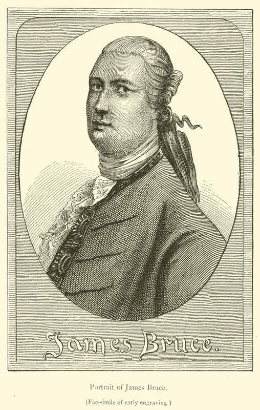 Portrét Jamese Bruce (rytina) od French School