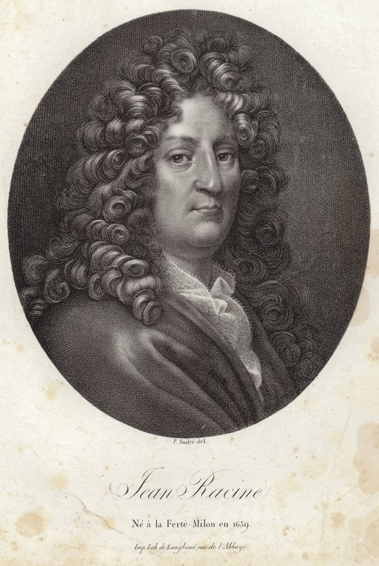 Portrét Jean Racine od French School