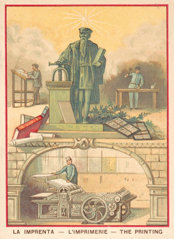 Tisk (chromolitho) od French School