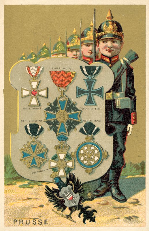 Prusko (chromolitho) od French School