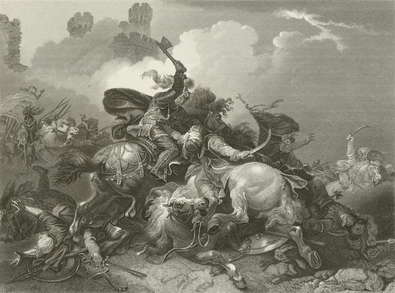 Richard I. v Palestině od French School