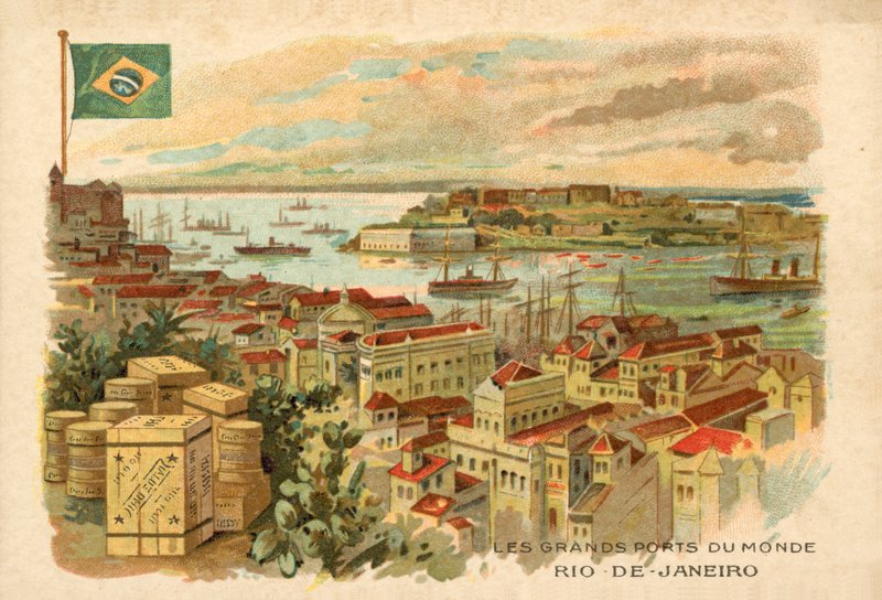 Rio de Janeiro, Brazílie (chromolit) od French School
