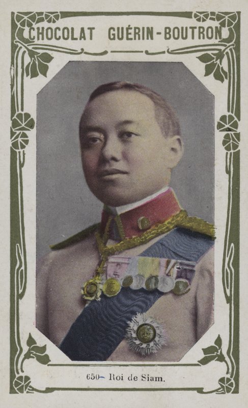Roi de Siam (barevná fotografie) od French School