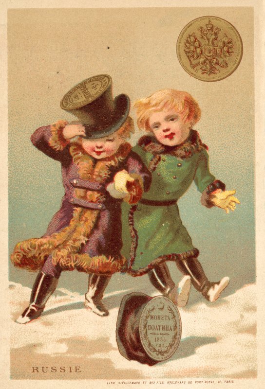Rusko (chromolitho) od French School