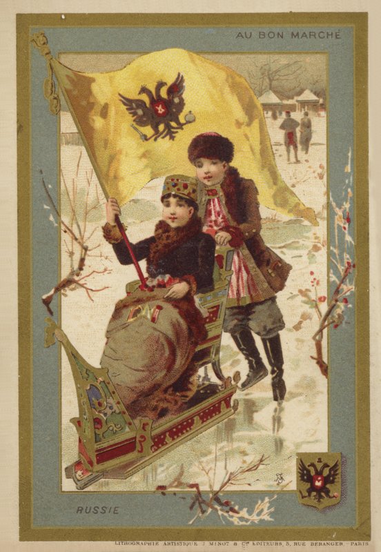 Ruské dívky na ledě od French School
