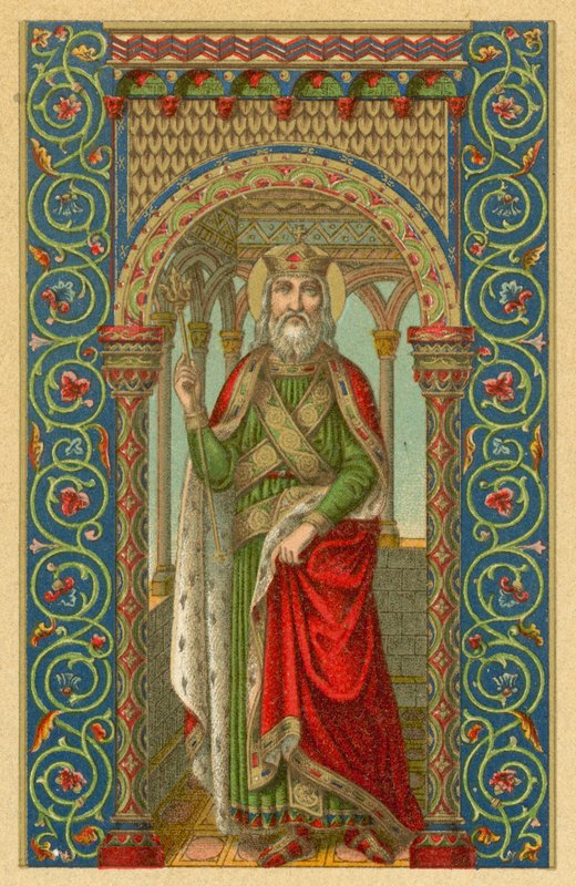 S Edwardus Rex Angliae od French School
