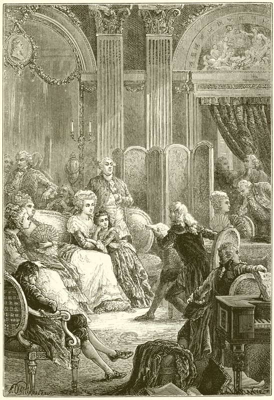 Salon madam Neckerové od French School