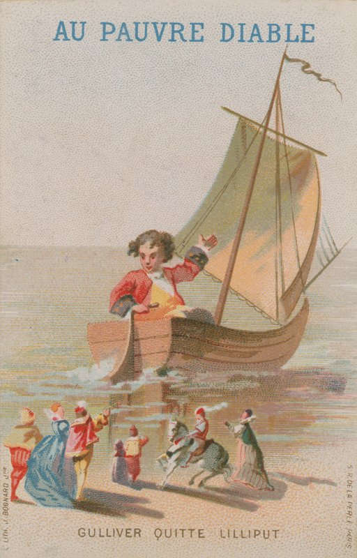 Scéna z Gullivers Travels od French School