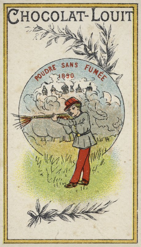 Bezdýmný prášek, 1890 od French School