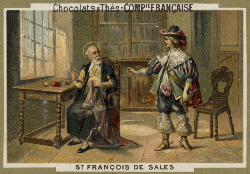 Svatý František Saleský od French School