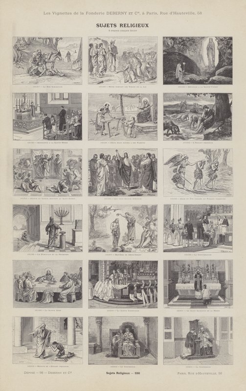 Sujets Religieux od French School