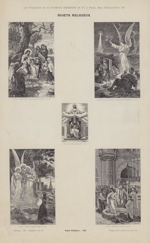 Sujets Religieux od French School