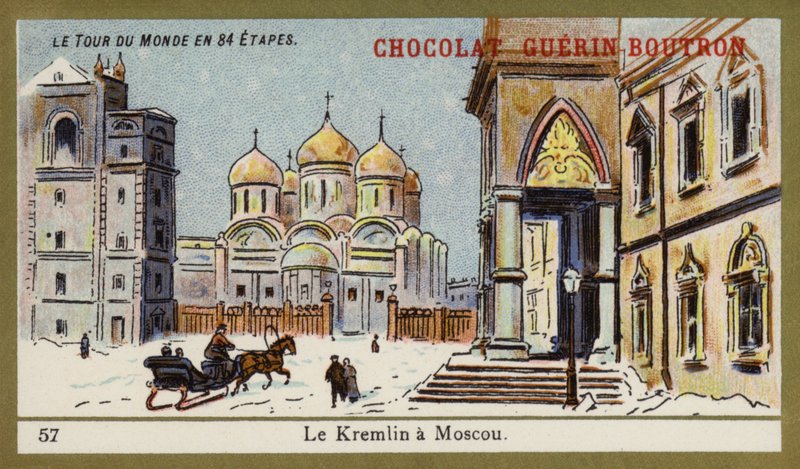 Kreml v Moskvě (chromolitho) od French School