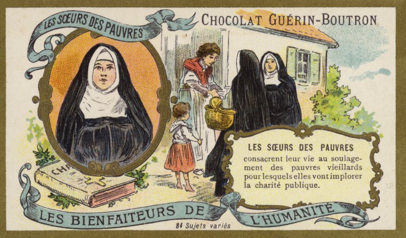 The Sisters of the Poor (chromolitho) od French School