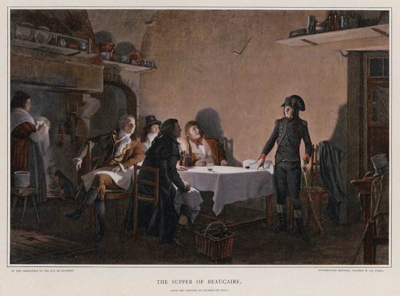 Večeře v Beaucaire od French School