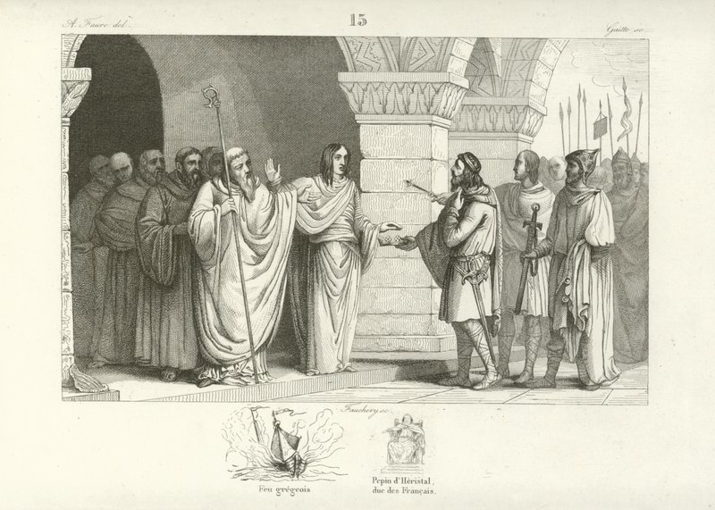 Theuderic III, král Franků od French School