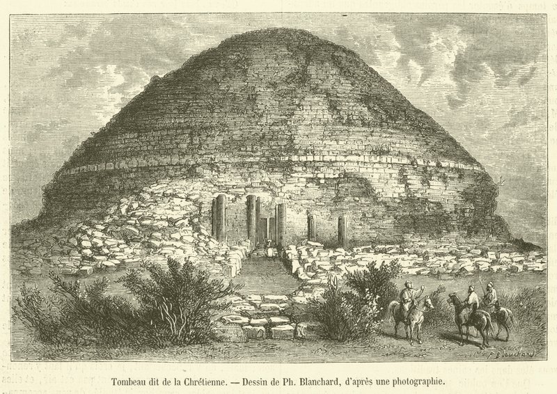 Tomb of the Christian (rytina) od French School