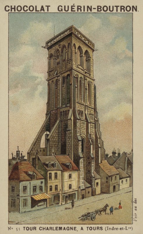Věž Karla Velikého, v Tours, Indre-et-Loire od French School