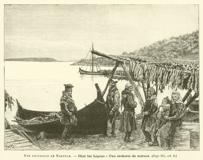 Exkurze v Norsku (rytina) od French School