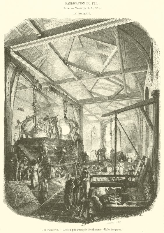A Foundry (rytina) od French School