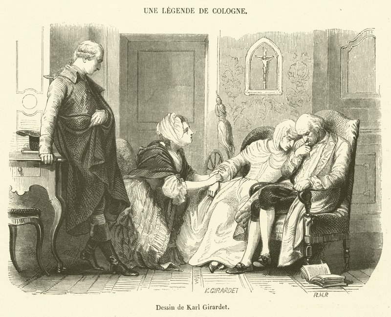 A Legend of Cologne (rytina) od French School